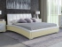 Кровать Corso 1 бело-кремовая экокожа