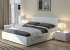 Кровать Como 3 белая экокожа