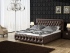 Кровать Como 6 коричневая экокожа 