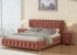 Кровать Como 6 Велюр рыжий ткань