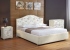 Кровать Como 7 велюр лофти лен и драфт вижн ткань