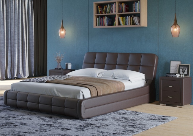 Двуспальная кровать Corso 6 (Корсо 6) с основанием