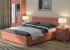 Кровать Como 3 Велюр рыжий ткань