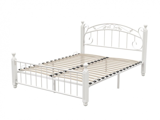 Металлическая кровать Garda 5R Белая