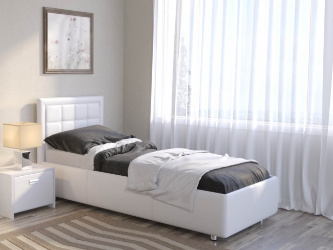 Мягкая односпальная кровать Como 2 (Комо 2) с подъемным механизмом