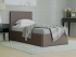 Односпальная кровать Alba из экокожи