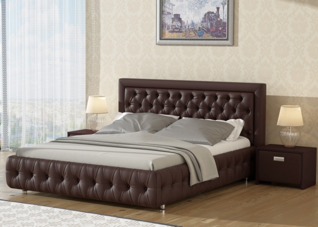 Двуспальная кровать Veda 6 (Веда 6) с встроенным основанием