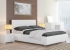 Кровать Como 2 белая экокожа